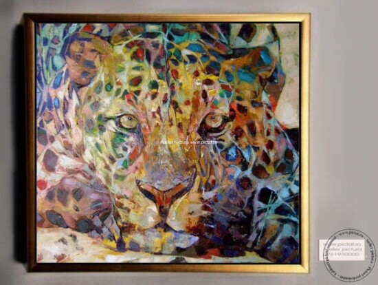 Tigru Pictura abstracta Tablouri cu animale salbatice