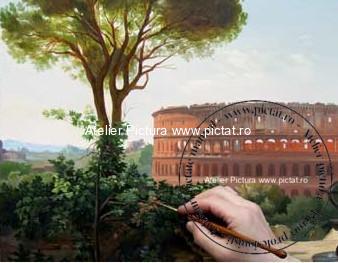 Tablouri la comanda, reproducere pictura celebra, Colosseum și ruine