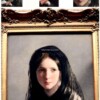 Portret pictat manual Tablou portret Pierduta in visele ei Portret pictat Portret femeie, portret feminin, portrete femeie, portret fete, portret femeie pictat, pictura portret femeie, portret de femeie tanara