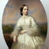 Reproducere celebra tablou portret femeie, fica contelui Serghei Pavlovici Sumarokov, Elena Soumarokova, lady in White (3)