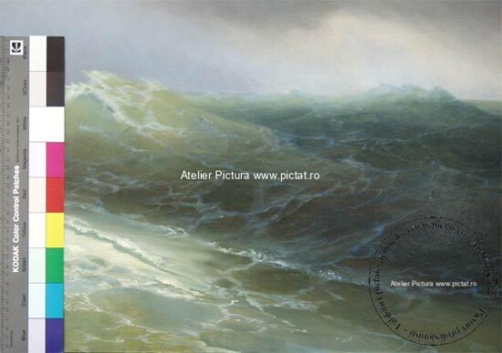 Reproduceri picturi tablouri celebre, reproducere peisaj marin, Tablou cu furtuna pe mare, pictor Ivan Aivazovsky