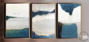 Set tablouri pictate, Tablou abstract pictat manual ulei pe panza, tablou albastru, Tablou alb, Cadouri speciale, Idei cadouri, cadouri casa noua