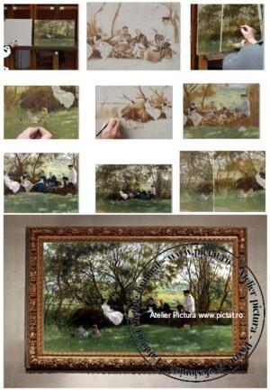 Tablou Reproducere pictura celebra peisaj de vara1876, pictor Ilya Repin, pictor Realism, pictura de gen, impressionism, realism