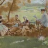 peisaj de vara Vara Impresionism, Tablou Reproducere pictura celebra peisaj de vara1876, pictor Ilya Repin, pictor Realism, pictura de gen, impressionism, realism