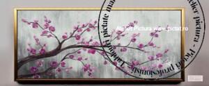 Tablouri pictate manual Tablou abstract, Tablou cu flori, Boboci de magnolie