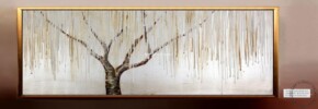 Tablou copac, Tablou argint, Tablou cu peisaj de toamna, Tablou modern, Tablou cu copac, tablouri abstracte, tablouri mari