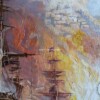 Pictura cu Obuzele de mortar, Pictura cu rachetele explozive, tablouri vapoare, Tablouri cu barci