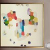 Tablouri pictate manual, Tablou abstract modern colorat, dimensiune mare
